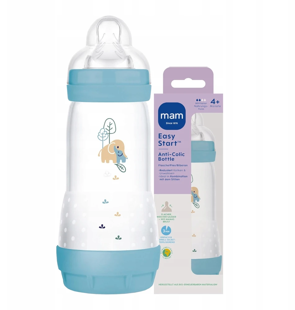 Mam 1193 BUTELIS A/KOL PERFECT START 320ML PLANET LOVE BOY