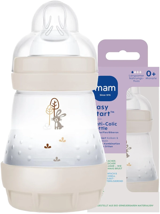 MAM Baby Anti-Colic Buteliukas nuo dieglių 160 ml 0m+ naujagimiui