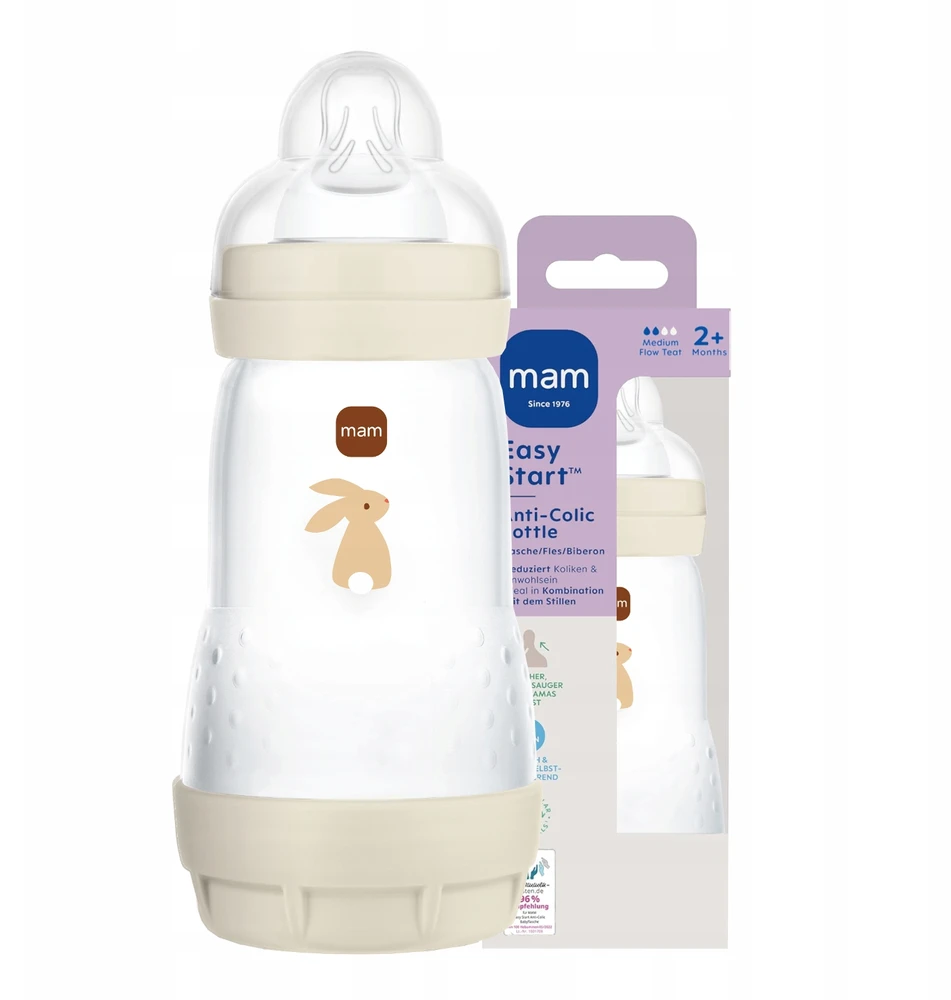 MAM 851179 Perfect Start Planet Love buteliukas nuo dieglių 260ml unisex