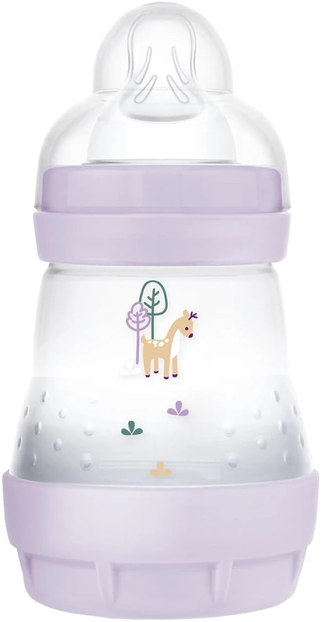 MAM 851124 Perfect Start Planet Love buteliukas nuo dieglių 160ml mergina