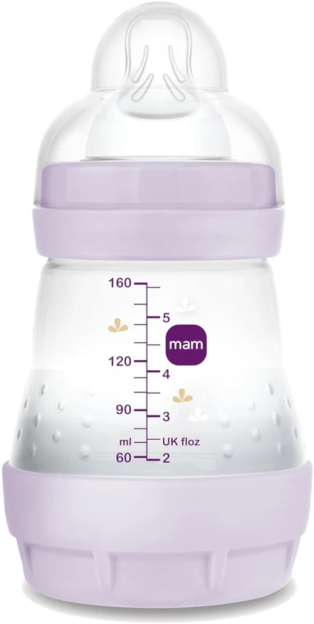 MAM 851124 Perfect Start Planet Love buteliukas nuo dieglių 160ml mergina