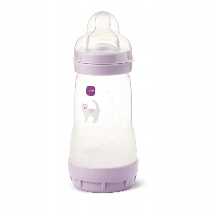 MAM 851162 Perfect Start Planet Love Anti-Colic buteliukas 260ml mergina