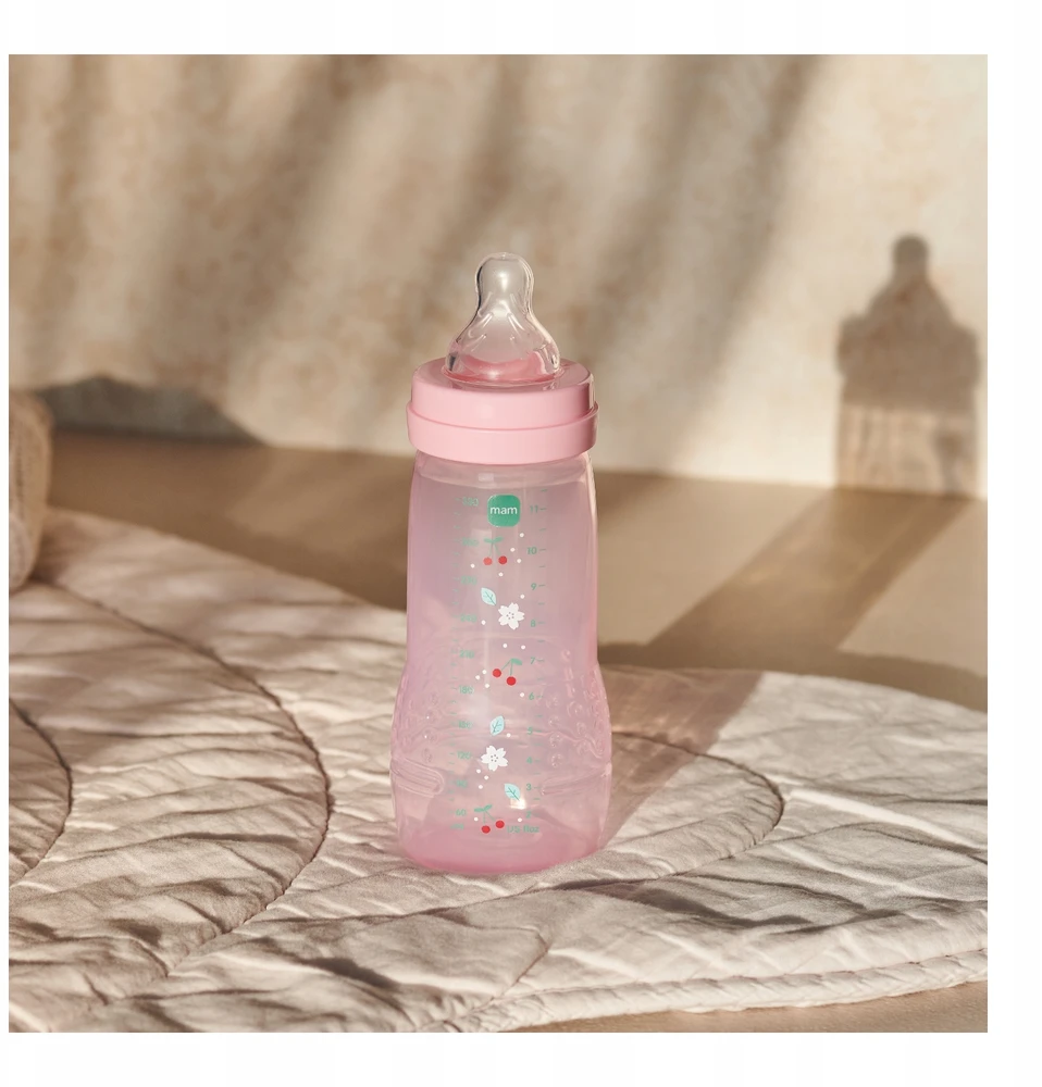 MAM Baby Easy Active buteliukas nuo pilvo dieglių 330 ml su 4m+ greitu speneliu