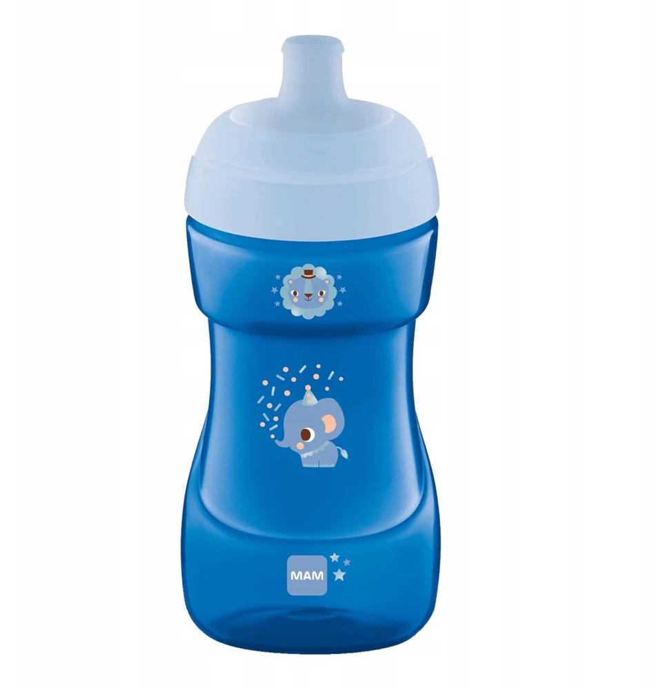 Mam Akcesoria MAM Baby Sports Cup 330 ml Neišsiliejantis buteliukas 12 m+