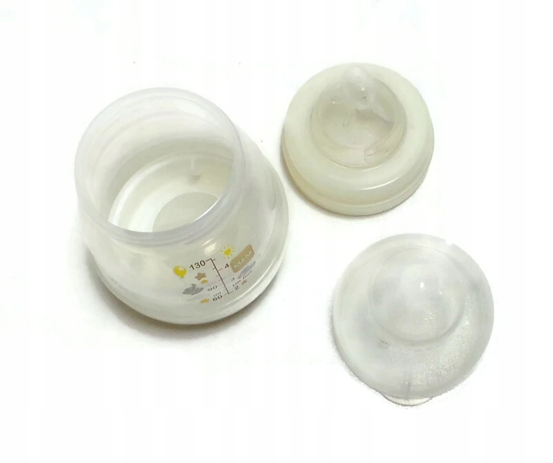 Mam Baby TURIU 130 ml BUTELIUKĄ 0+ PRIEŠ DIEGLIŲ SAVISTERILIZACIJA
