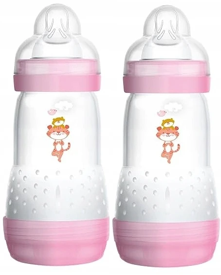 Mam Baby Anti-colic buteliukas rožinis 260ml