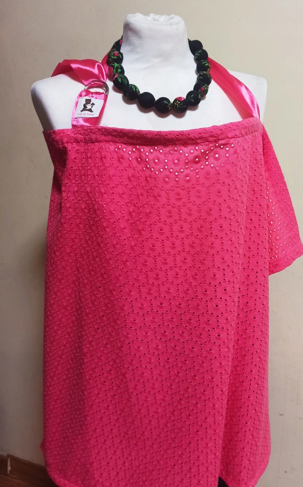 Mama Bear Medvilninis boho nėrinių maitinimo šalikas (4 spalvos) + dėklas MADE IN PL