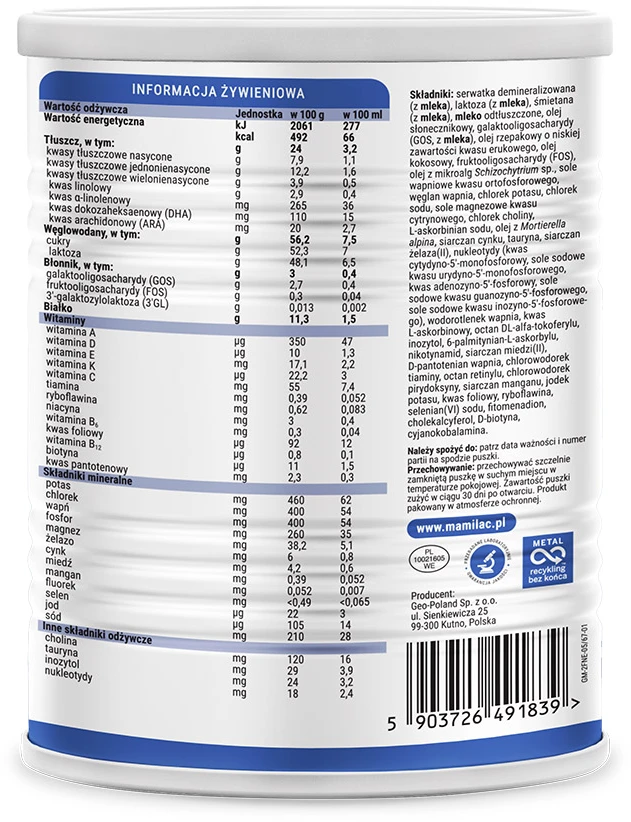 Mamilac Premium 2 Milk Next 400g Vaikams 6 m+