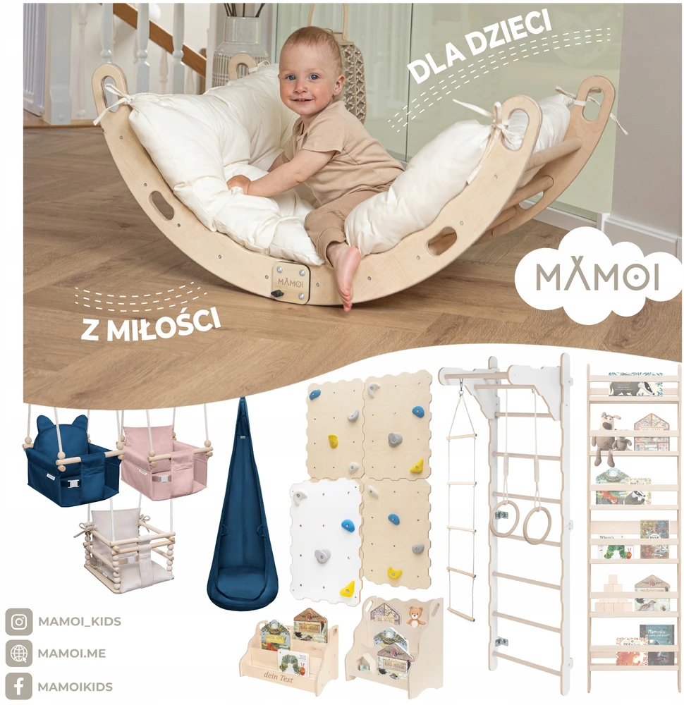 Mamoi čiužinys gimnastyczny velvet pod drabinkę gimnastyczną, mata do ćwiczeń