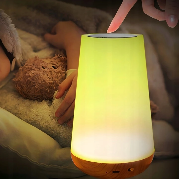 MANA Led Naktinė Lempa Rgb, Belaidė, Usb, Jutiklinė, Vaikams