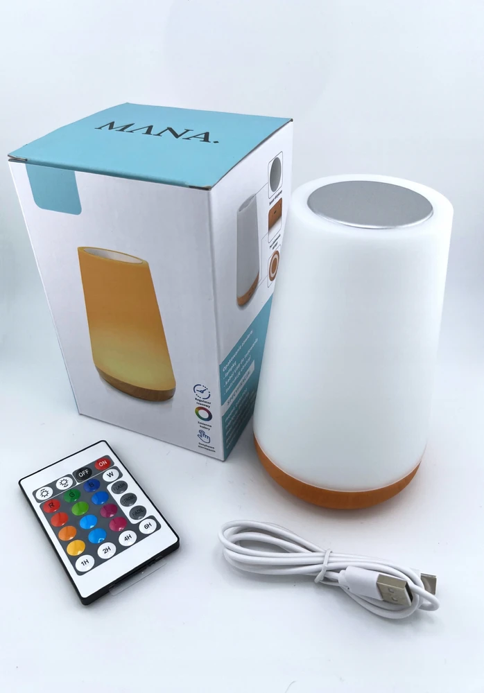 MANA Led Naktinė Lempa Rgb, Belaidė, Usb, Jutiklinė, Vaikams