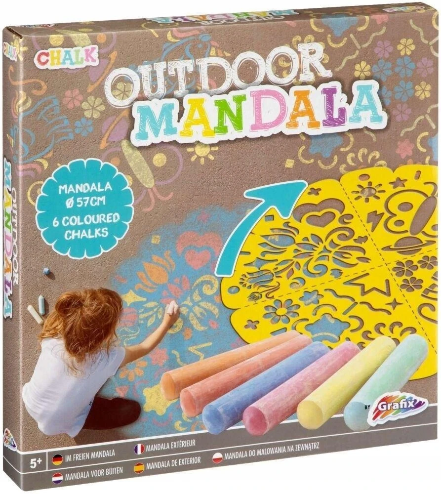 Grafix - Lauko mandala - 6 kreidelių vnt. (610002)