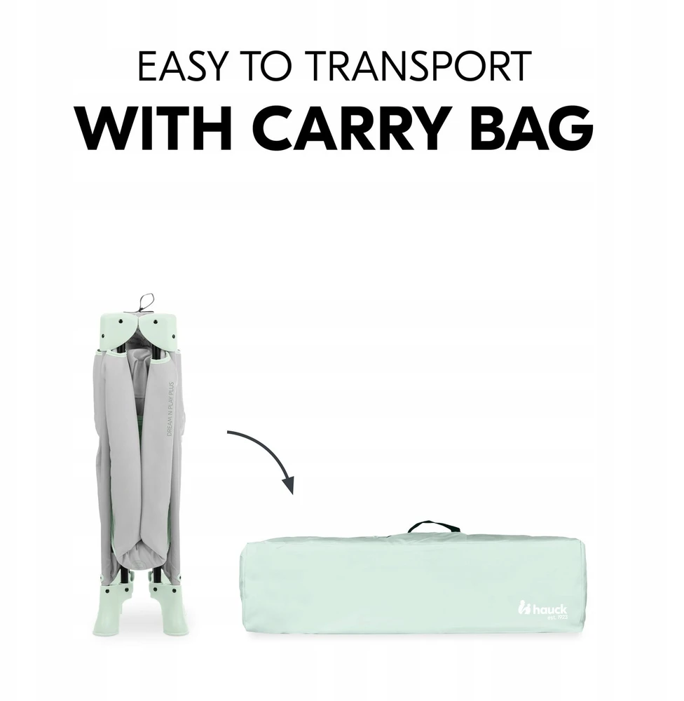 Maniežas Hauck Dream N Play Plus, dusty mint