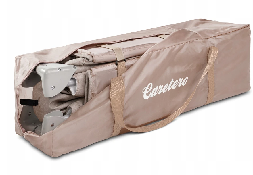 Kelioninė lovelė CARETERO Basic Plus smėlio spalvos