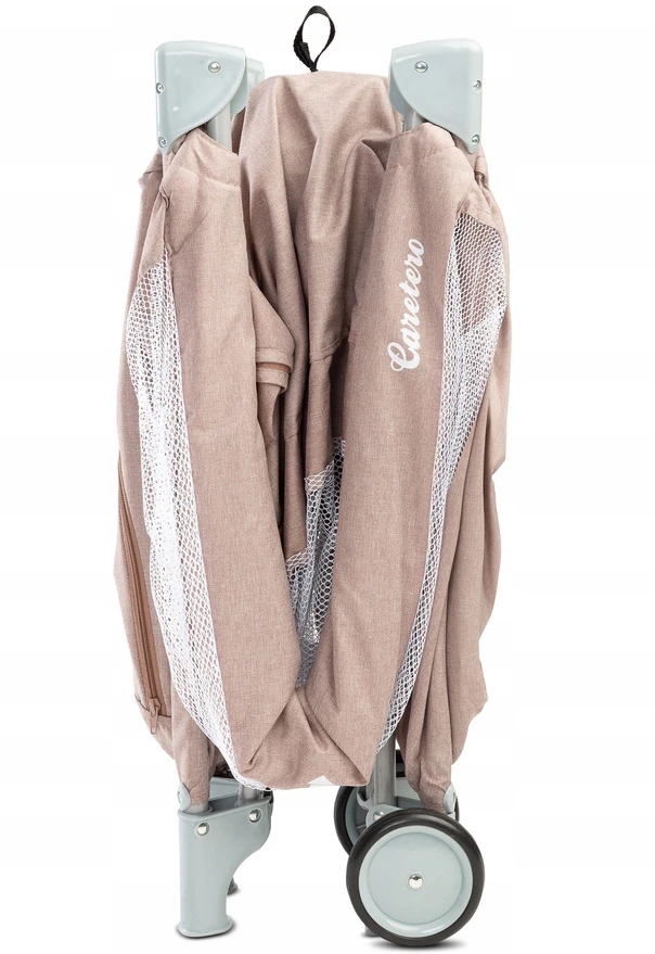 Kelioninė lovelė CARETERO Basic Plus smėlio spalvos