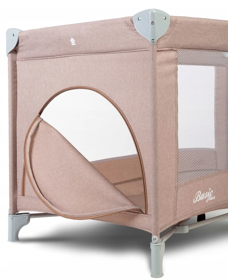 Kelioninė lovelė CARETERO Basic Plus smėlio spalvos