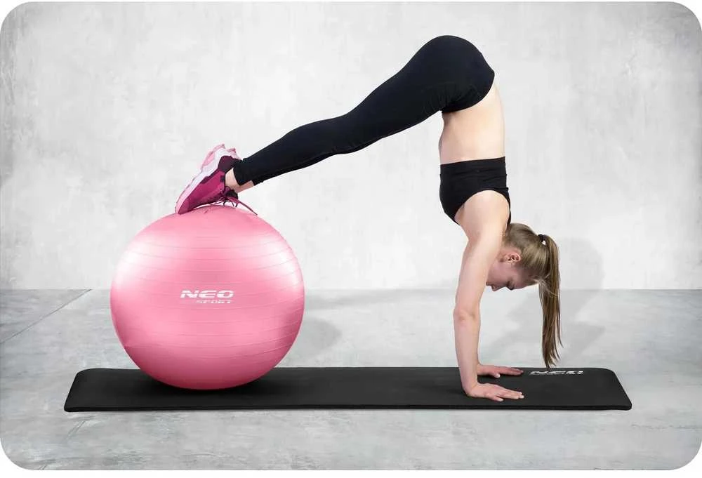 Neo-Sport Mankštos kamuolys 55 cm NS-950 rožinis