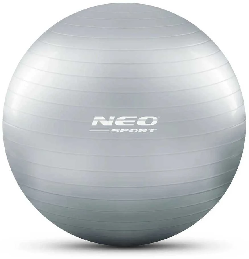 Neo-Sport Mankštos kamuolys 75 cm NS-952 sidabrinis
