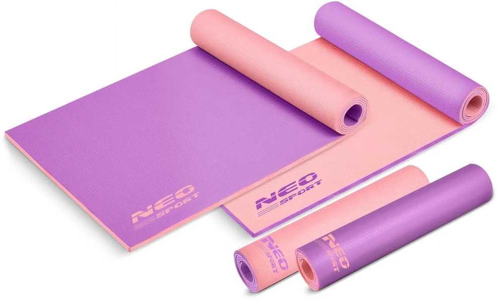 Mankštos kilimėlis 173 x 61 x 0,6 cm Neo-Sport - 19203 violetinė-rožinė