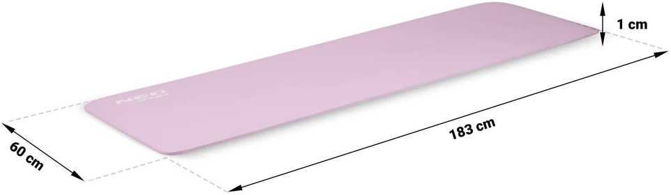 Mankštos kilimėlis 183 x 60 x 1 cm Neo-Sport - 192201 violetinis