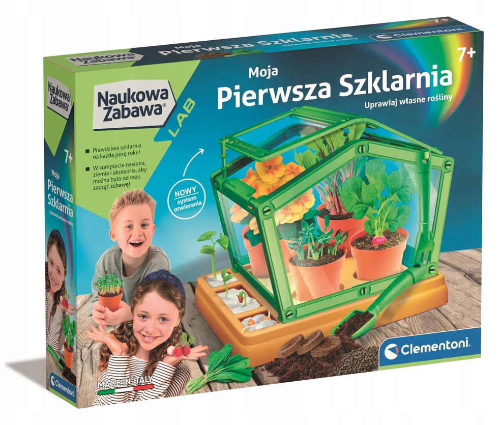 Mokslinės pramogos – Mano pirmasis šiltnamis – Clementoni 50861