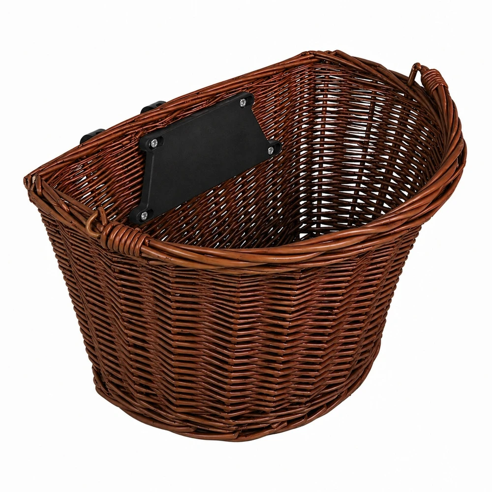 Manseri WICKER BIKE KREPŠELIS SPUSTELĖKITE SPUSTELĖK RUDAS KREPŠELĮ