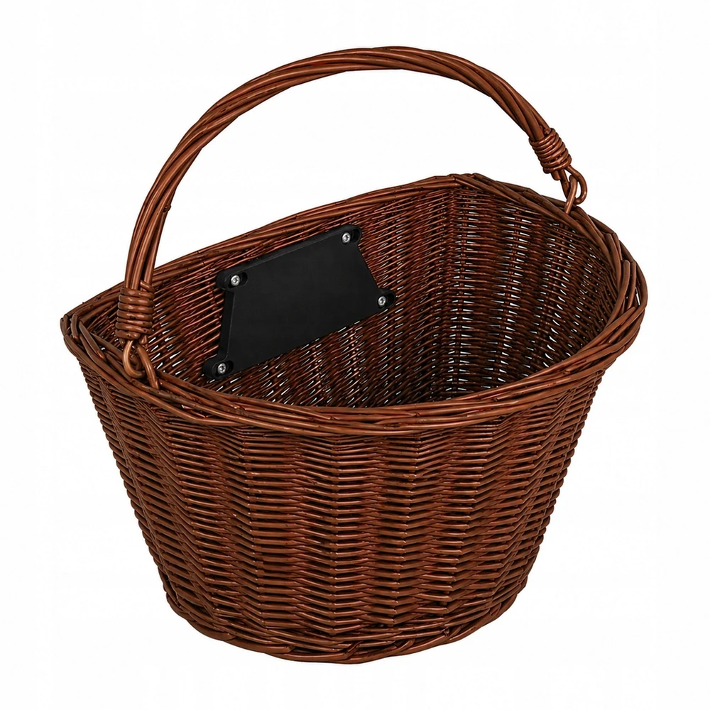 Manseri WICKER BIKE KREPŠELIS SPUSTELĖKITE SPUSTELĖK RUDAS KREPŠELĮ