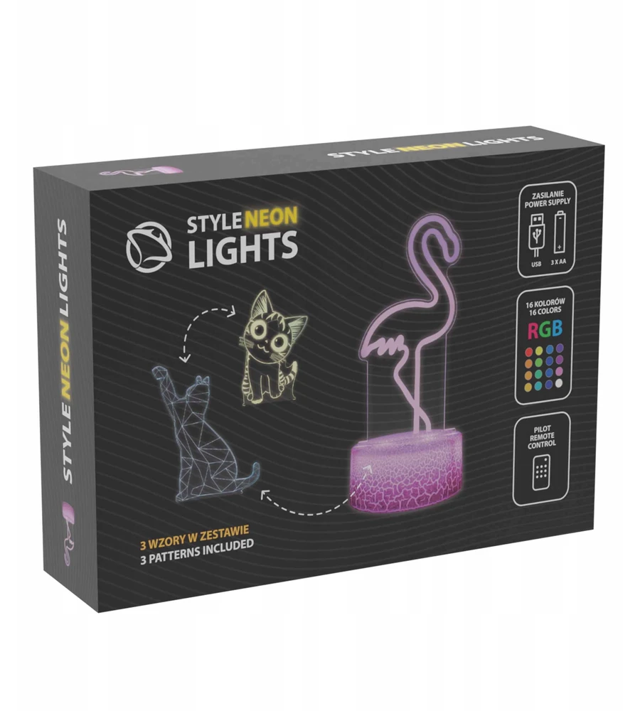 Manta LED vaikiškas stalinis šviestuvas SNL119RGB