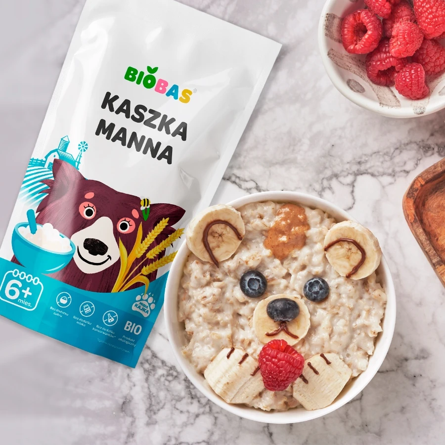Manų kruopų košė 200g / BioBas