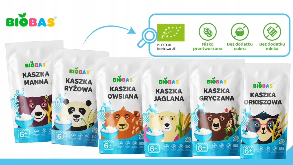 Manų kruopų košė 200g / BioBas