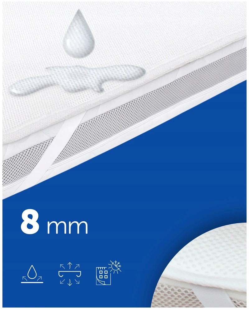 Čiužinys Manufaktura Materacy Ochraniacz do Chicco Next2Me Magic Podkład NIEPRZEMAKALNY do Next To Me