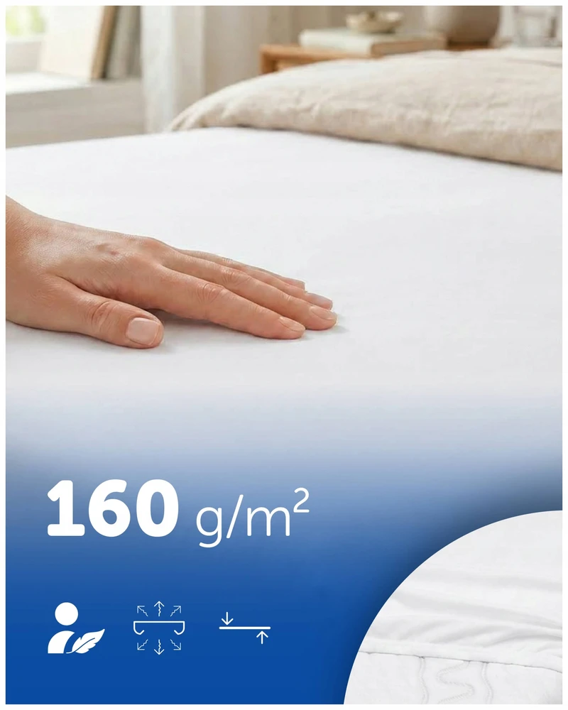 Manufaktura Materacy Patalynė 120x60 cm 100% medvilnė su elastine juostele Premium Harmony