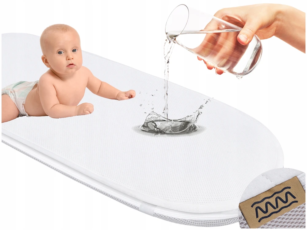Manufaktura Materacy Prześcieradło Nieprzemaklane do Wózka Bebetto Flavio Pro 78x34 cm Podkład