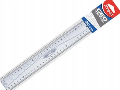 Maped 30 cm Dvigubo Šoninio Matavimo Linijalas Mokyklai
