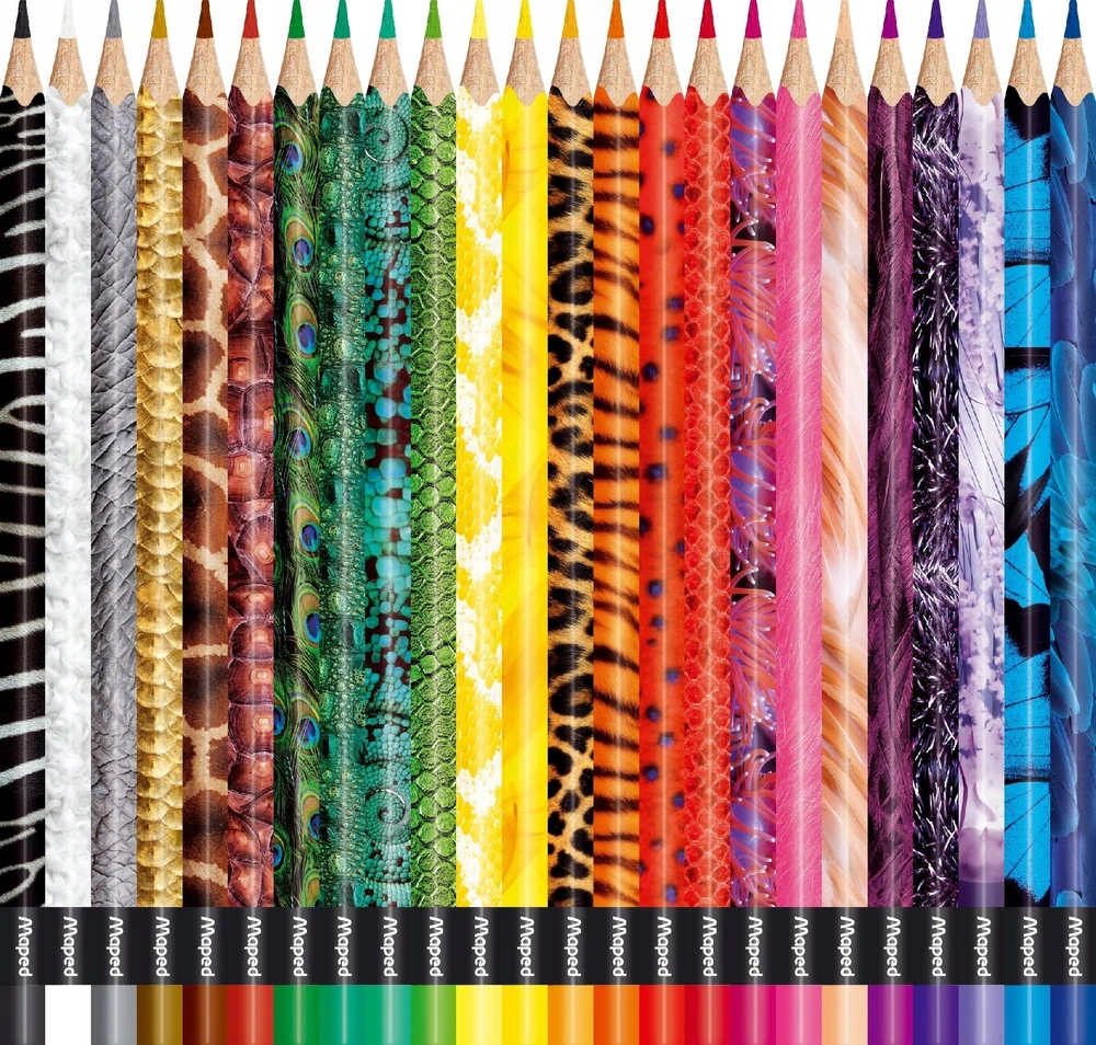 Maped Color'peps Animals kreidelės 24 spalvos vaikams