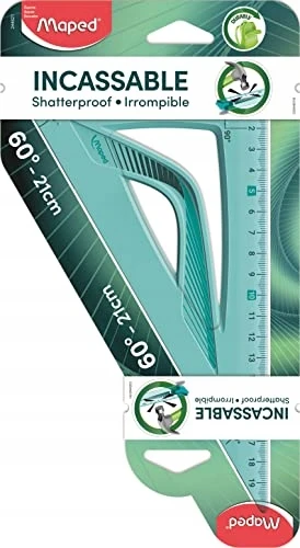 Maped Flex 244621 60° kampo liniuotė, 20 cm