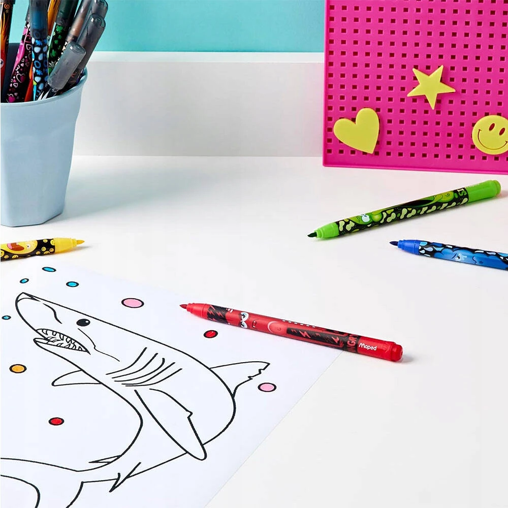 Maped Flomasteriai ColorPeps Monster, 12 vnt.