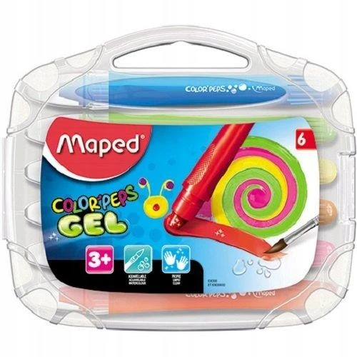 Maped Gelinės kreidelės ColorPeps, 6 spalvos