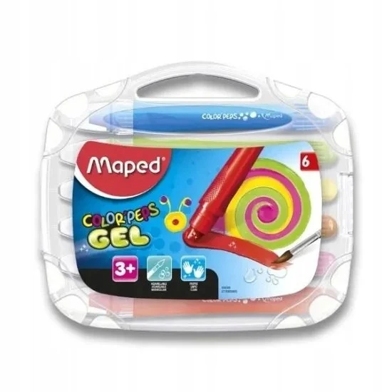 Maped Gelinės kreidelės ColorPeps, 6 spalvos