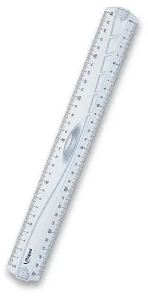 Maped Geometric liniuotė 30 cm su rankena, skaidri
