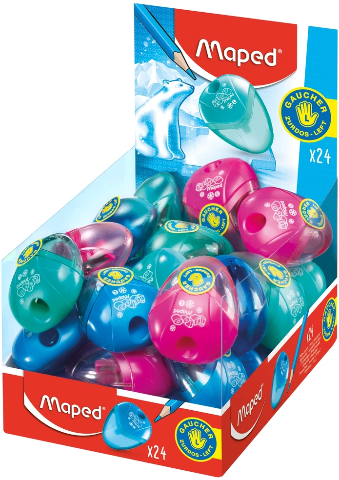 Maped Igloo drožtukas su dėžute, kairiarankiams