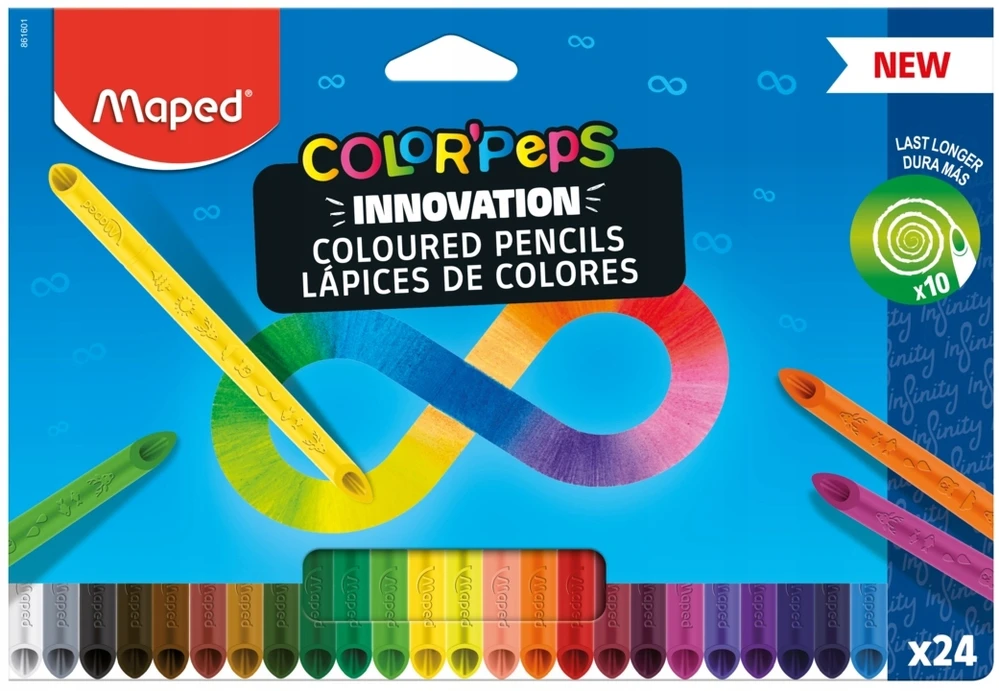 Maped Infinity spalvinami pieštukai, 24 spalvos