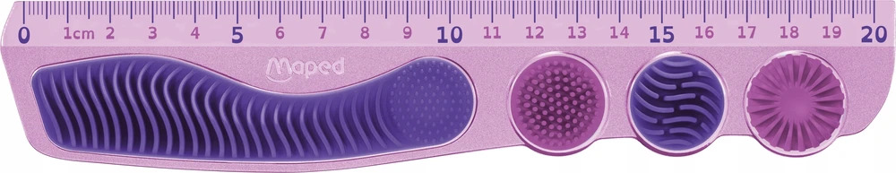 Maped Kidy Learn Concentration violetinė jutiminė liniuotė