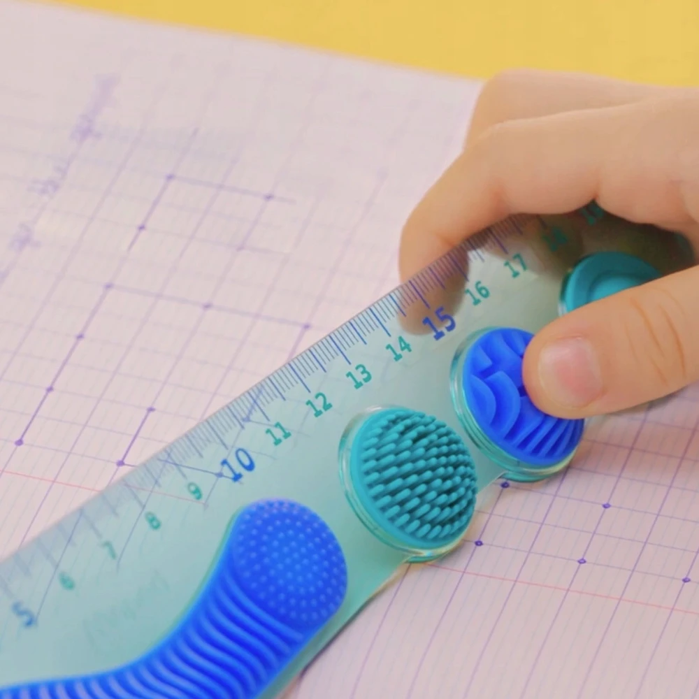 Maped Kidy Learn Concentration violetinė jutiminė liniuotė