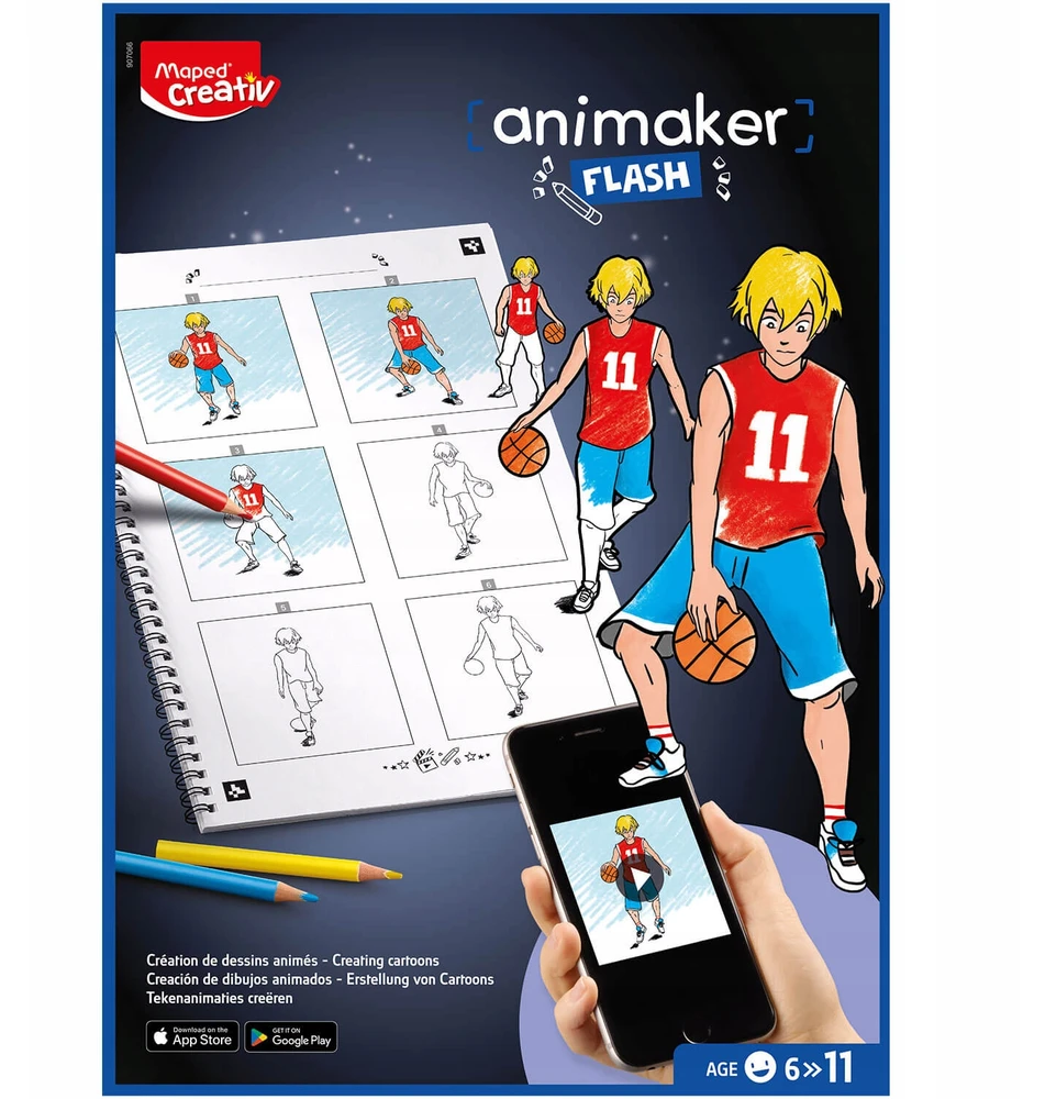 Maped Meno rinkinys, skirtas MOKYTI KURTI ANIMACIJĄ ANIMACIJĄ vaikams