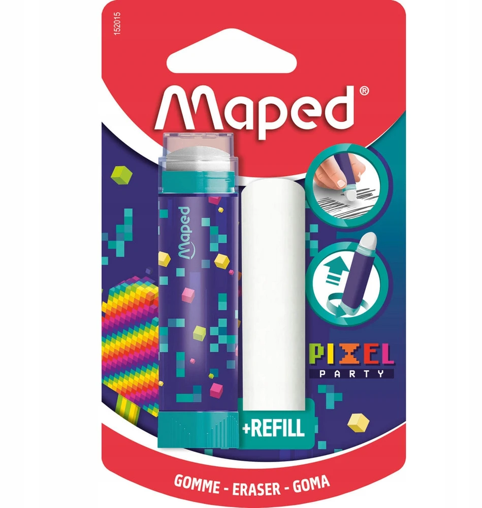 Maped Pixel pieštukinė trintukas su papildomu užpildu