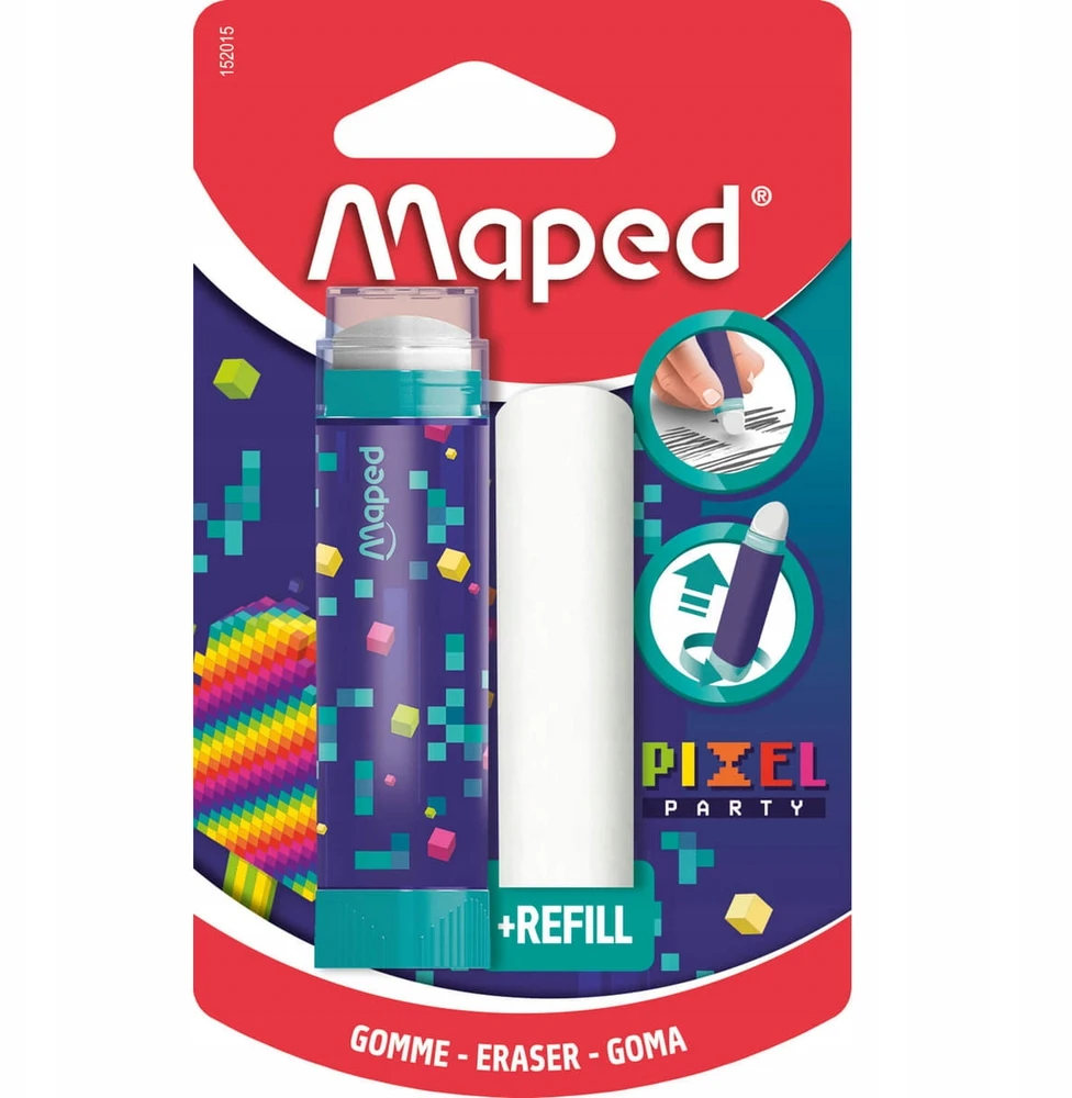 Maped Pixel pieštukinė trintukas su papildomu užpildu