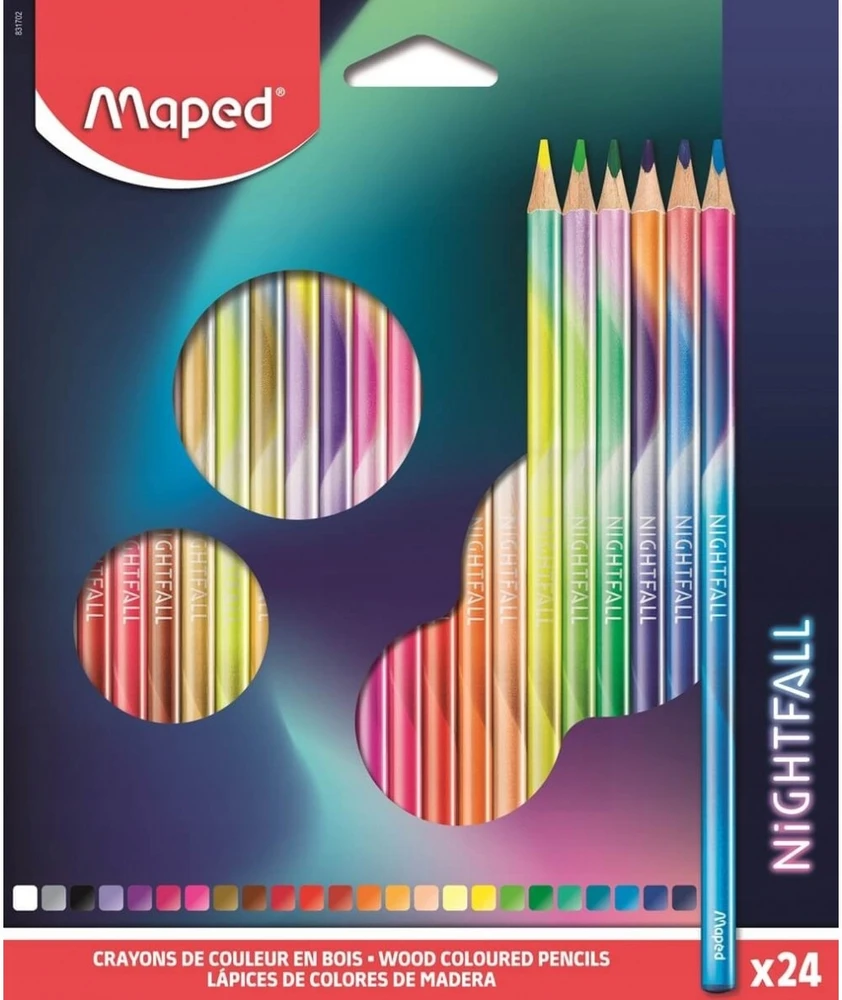 Maped spalvoti pieštukai, 24 vnt.