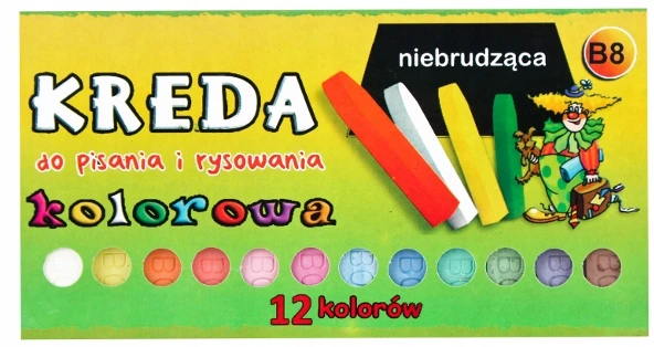 Mar Bor KREIDOS SPALVA 12Vnt B8