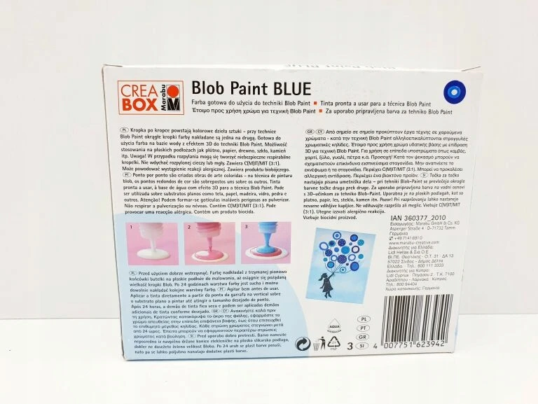 Marabu Rinkinys "blob Paint" dažų lašinimui, 4 x 90 ml